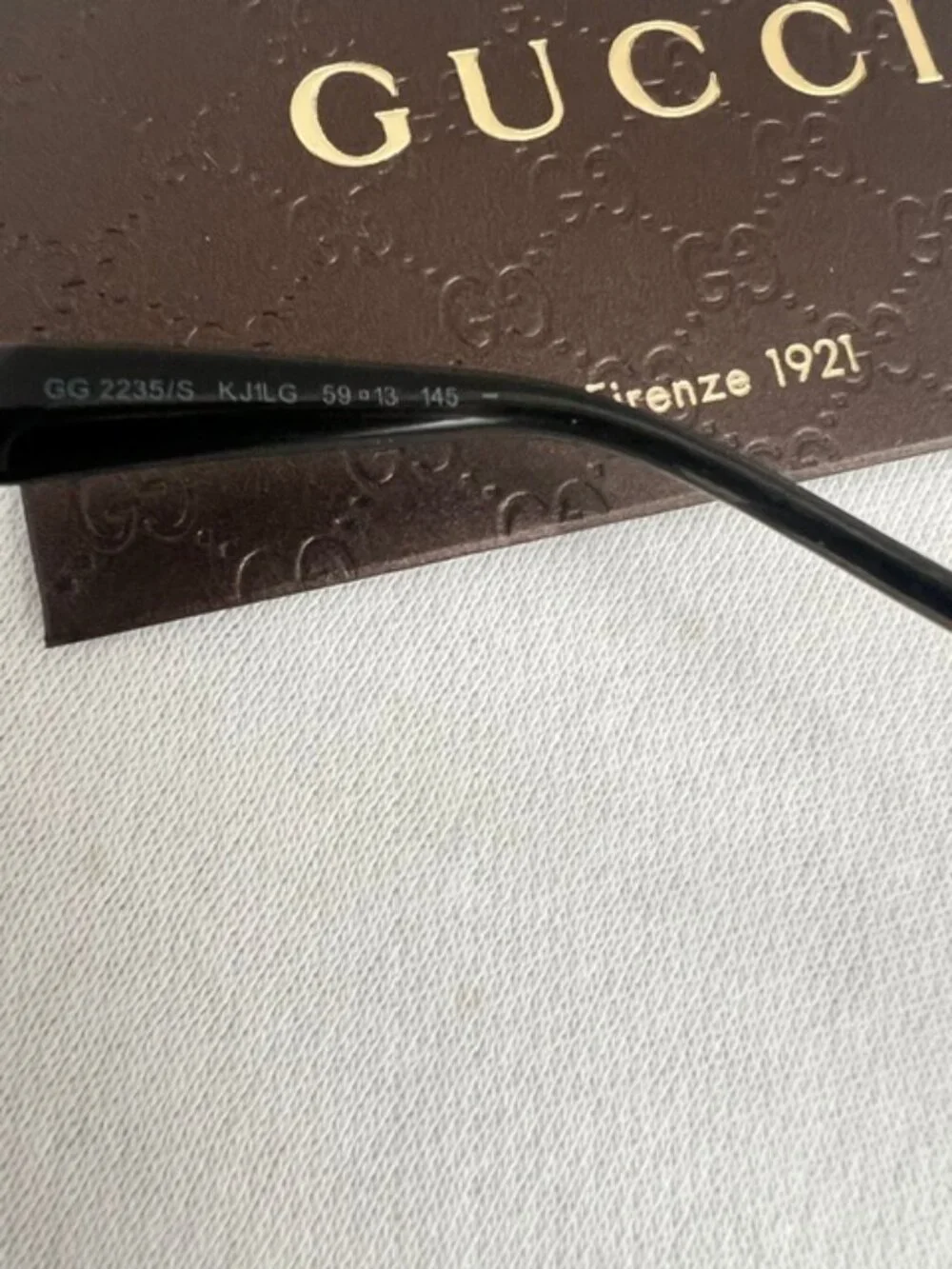 Gucci Silver Gradient Aviator Sunglasses